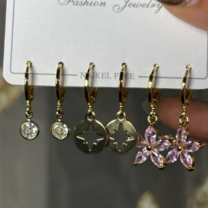 Pink Flower Combo Set