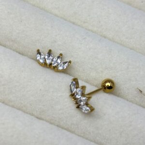 Meher Leaf Studs ✨
