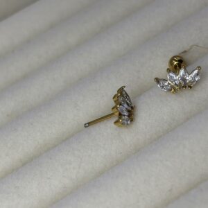Meher Leaf Studs ✨