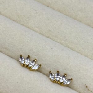 Meher Leaf Studs ✨