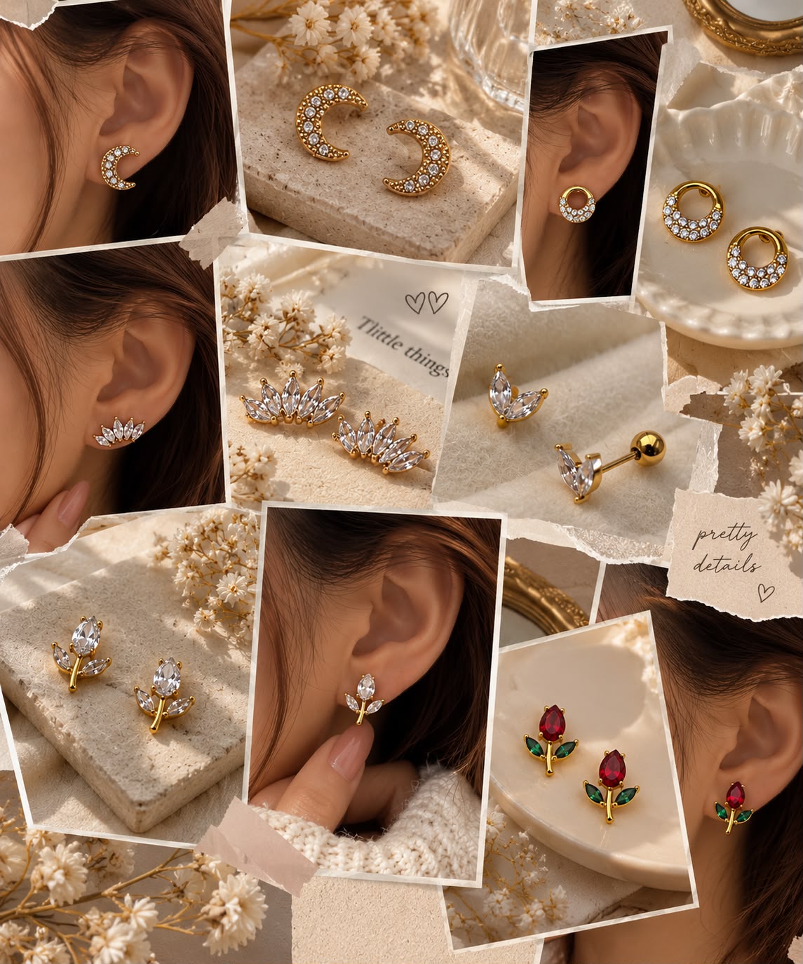 Ball Back Stud Earrings ✨