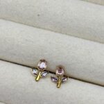 Pink Tulip Studs